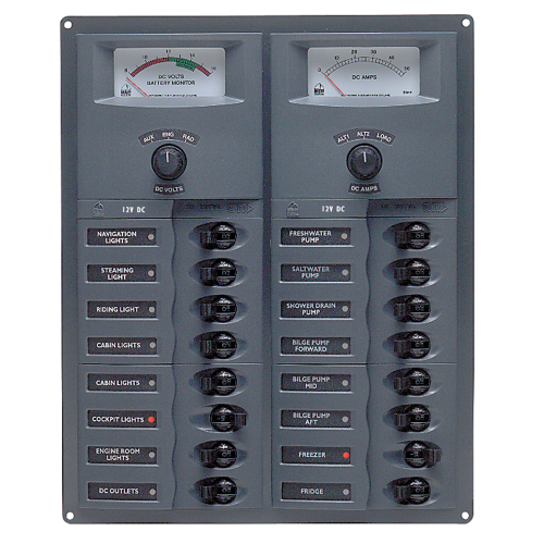 BEP Marine - BEP Panel 16SP DC12V Analog