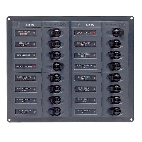 BEP Marine - BEP DC Panel - 16-Way - No Meter