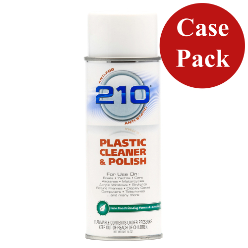 Camco - Camco 210 Plastic Cleaner Polish - 14oz Spray - Case of 12
