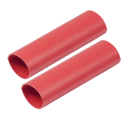 Ancor - Ancor Heavy Wall Heat Shrink Tubing - 1" x 6" - 2-Pack - Red
