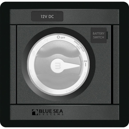 Blue Sea Systems - Blue Sea 1139 DC M-Series Black Panel Square