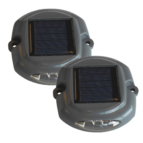 Dock Edge - Dock Edge Docklite Solar Dock & Deck Light - 2-Pack