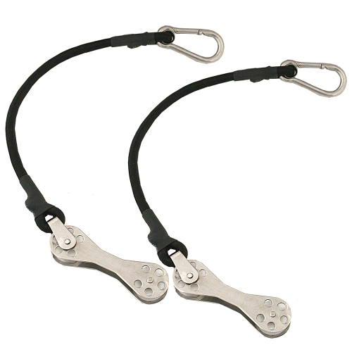 TACO Marine - Taco Shock Cord w/Double Roller (Pair)