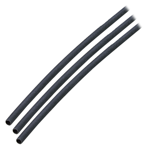 Ancor - Ancor Adhesive Lined Heat Shrink Tubing (ALT) - 1/8" x 3" - 3-Pack - Black