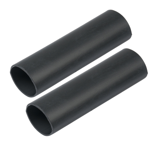 Ancor - Ancor Heavy Wall Heat Shrink Tubing - 1" x 12" - 2-Pack - Black