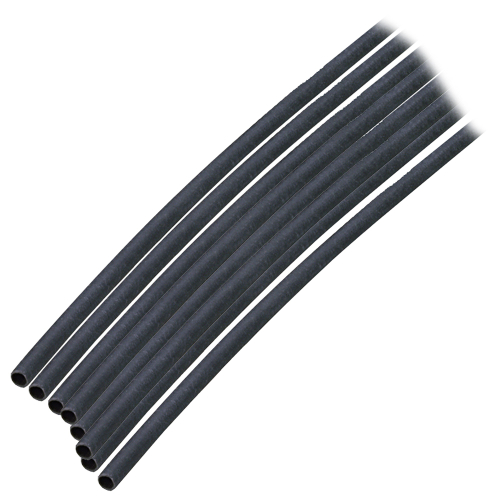 Ancor - Ancor Adhesive Lined Heat Shrink Tubing (ALT) - 1/8" x 6" - 10-Pack - Black