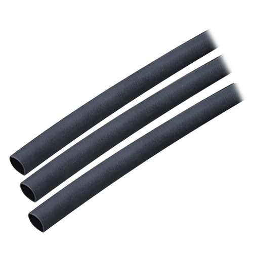 Ancor - Ancor Adhesive Lined Heat Shrink Tubing (ALT) - 1/4" x 3" - 3-Pack - Black