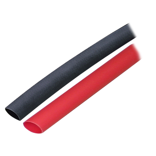 Ancor - Ancor Adhesive Lined Heat Shrink Tubing (ALT) - 3/8" x 3" - 2-Pack - Black/Red