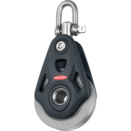 Ronstan - Ronstan Series 75 Core Block - Single - Aluminum Rope/Wire Sheave