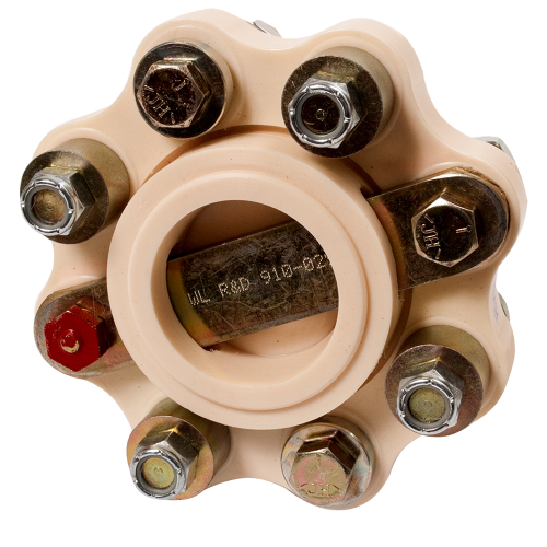 R & D Marine - R & D Flexible Shaft Coupling f/5" B/W, Hurth - 20HP/100RPM Capacity