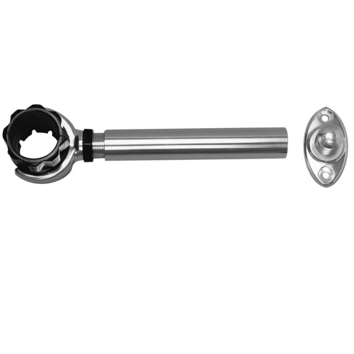 Rupp Marine - Rupp Threaded Antenna Support w/6" Flat Mount & 1.5" Collar