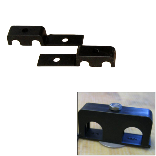 Weld Mount - Weld Mount Double Poly Clamp f/1/4" x 20 Studs - 3/8" OD - Requires 1" Stud - Qty. 25