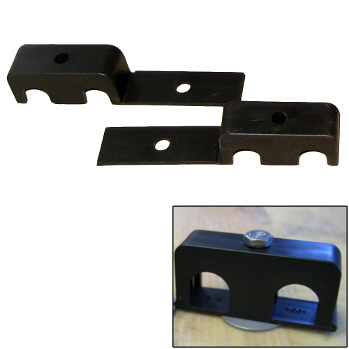 Weld Mount - Weld Mount Double Poly Clamp f/1/4" x 20 Studs - 1/2" OD - Requires 1.5" Stud - Qty. 25