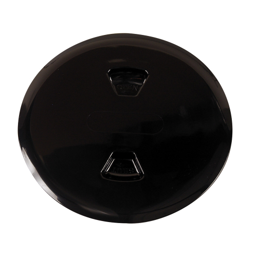 Beckson Marine - Beckson 5" Twist-Out Deck Plate - Black
