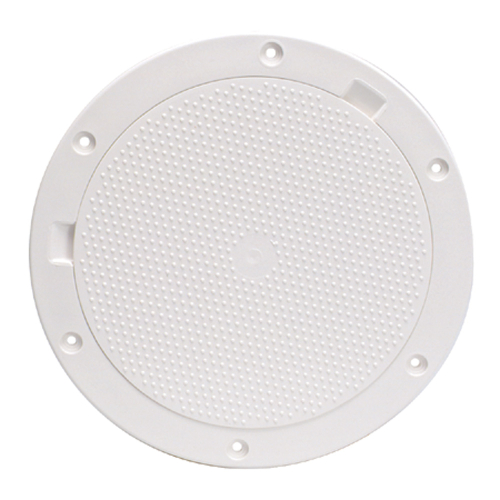 Beckson Marine - Beckson 8" Non-Skid Pry-Out Deck Plate - White