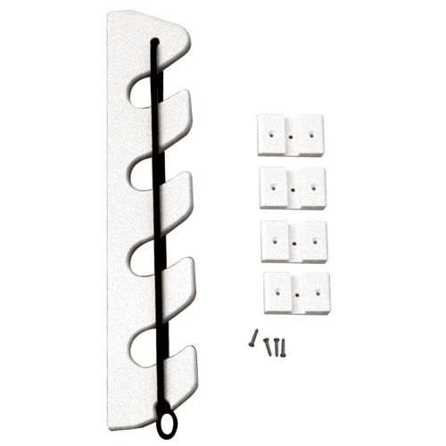 TACO Marine - TACO 4-Rod Poly Bungee Rod Holder Rack - White