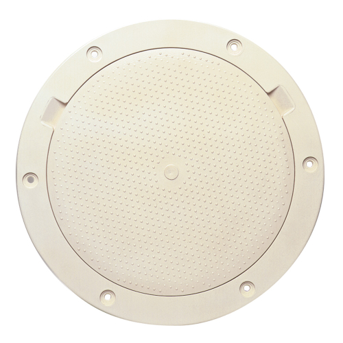 Beckson Marine - Beckson 8" Non-Skid Pry-Out Deck Plate - Beige