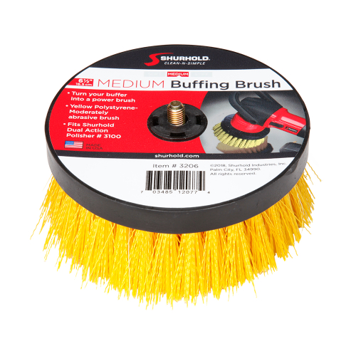 Shurhold - Shurhold 6-½" Medium Brush f/Dual Action Polisher