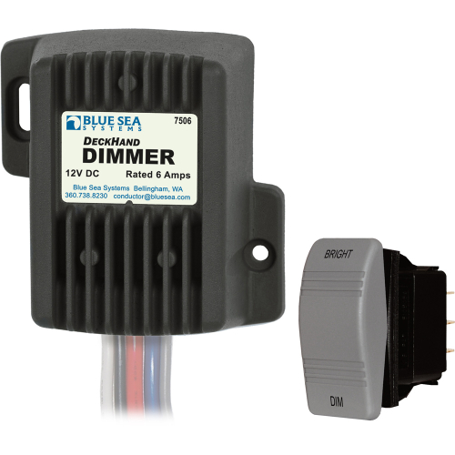 Blue Sea Systems - Blue Sea 7506 DeckHand Dimmer - 6 Amp/12V