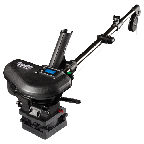 Scotty - Scotty 2106 HP Depthpower Electric Downrigger 60 SS Telescoping Boom w/Swivel Base - Single Rod Holder