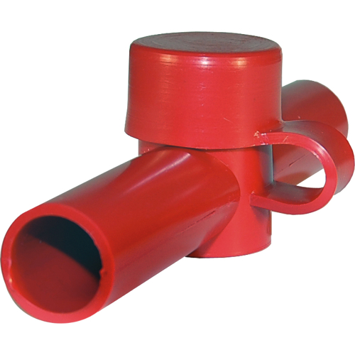 Blue Sea Systems - Blue Sea 4003 Cable Cap Dual Entry - Red