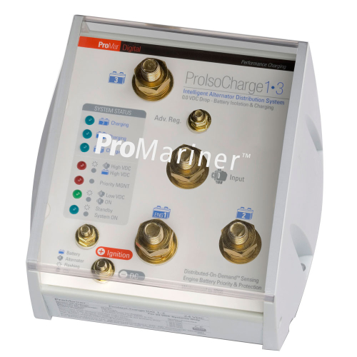 ProMariner - ProMariner ProIsoCharge Battery Isolator 120Amp 1-Alt 3-Bat - 12V