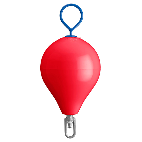 Polyform U.S. - Polyform Mooring Buoy w/Iron 13.5" Diameter  - Red