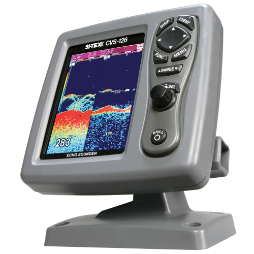 SI-TEX - SI-TEX CVS-126 Dual Frequency Color Echo Sounder