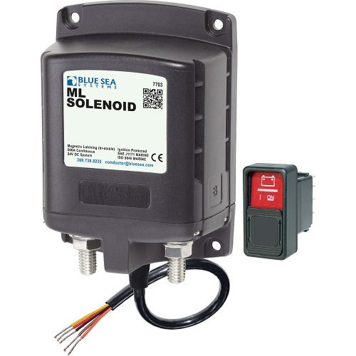 Blue Sea Systems - Blue Sea 7703 ML-Series Remote Battery Switch 24v DC