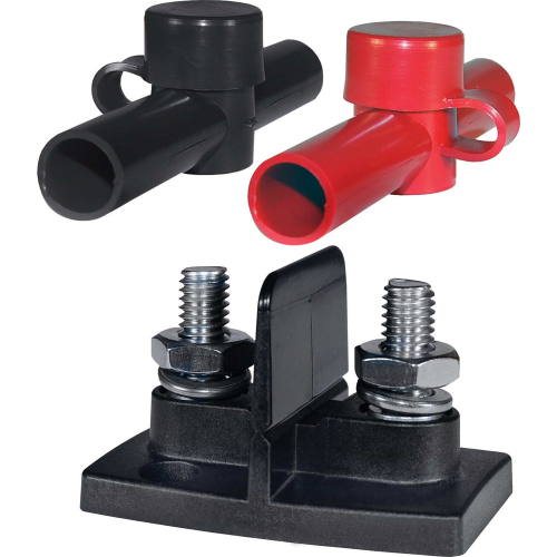 Blue Sea Systems - Blue Sea 2018 Dual PowerPost Cable Connectors - 1 X 5/16" - 1 X 3/8"