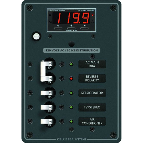 Blue Sea Systems - Blue Sea 8405 AC Main + 3 Positions