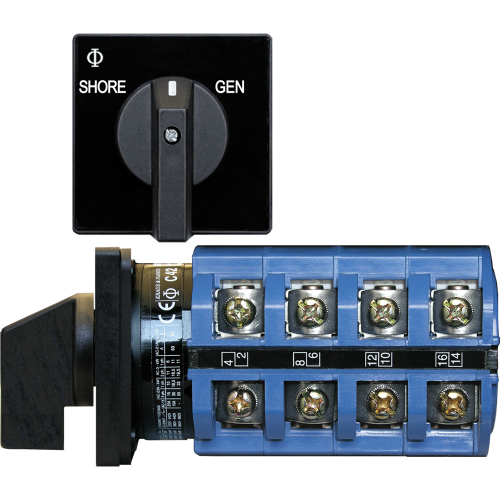 Blue Sea Systems - Blue Sea 6337 Switch, AC 120V AC 30A  OFF+2 Position