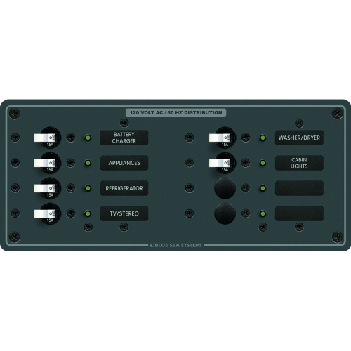 Blue Sea Systems - Blue Sea 8411 AC 8 Position