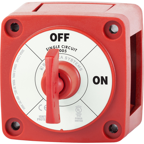 Blue Sea Systems - Blue Sea 6005 m-Series (Mini) Battery Switch Single Circuit ON/OFF