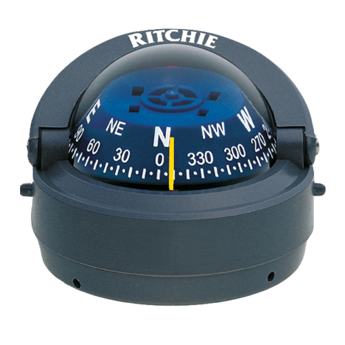 Ritchie - Ritchie S-53G Explorer Compass - Surface Mount - Gray
