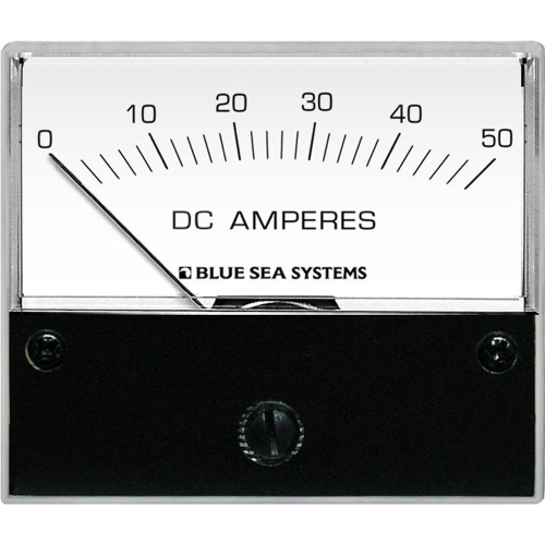 Blue Sea Systems - Blue Sea 8022 DC Analog Ammeter - 2-3/4 Face, 0-50 AMP DC