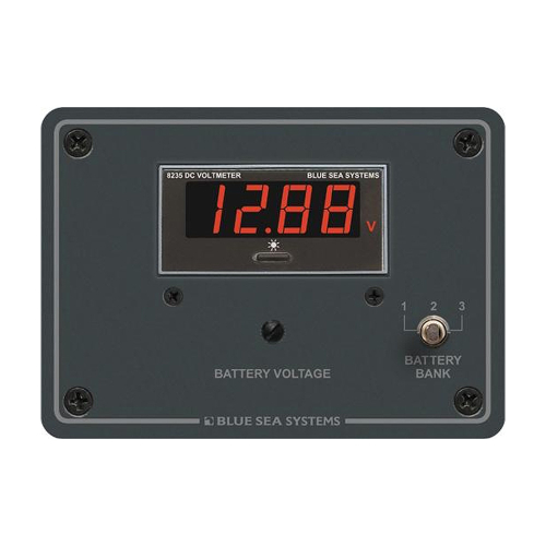 Blue Sea Systems - Blue Sea 8051 DC Digital Voltmeter Panel