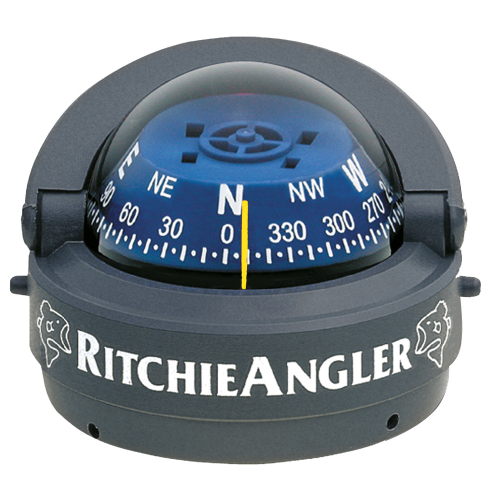 Ritchie - Ritchie RA-93 RitchieAngler Compass - Surface Mount - Gray