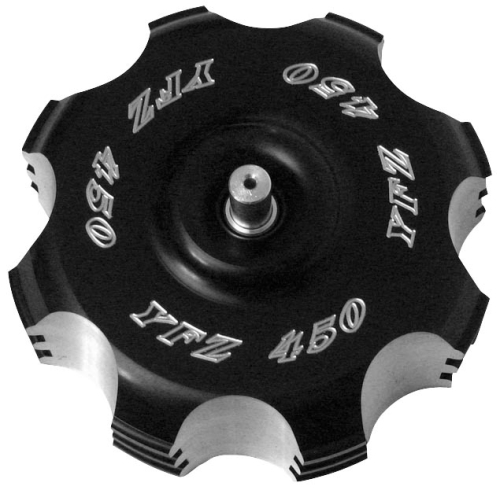 ModQuad - ModQuad Gas Cap with Breather Valve - Logo - Black Anodized - GC1-BBLK