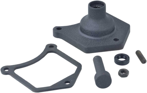 Drag Specialties - Drag Specialties Solenoid End Cover/Starter Button for 1.0, 2.0, 2.2 and 2.6kW Starters - Black Wrinkle - 2110-0993