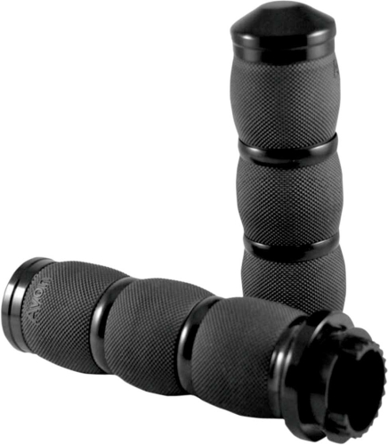 Avon Grips - Avon Grips Superbike Air Cushioned Grips - Black - SB-AIR-90-ANO