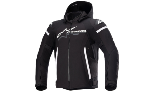 Alpinestars - Alpinestars Zaca Waterproof Jacket - 3206423-12-S - Black/White - Small