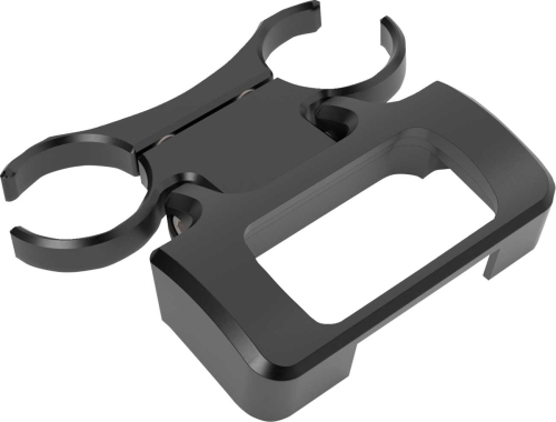 LA Choppers - LA Choppers T-Bar Gauge Relocation Kit - 1in. - Black - LA-7398-00B