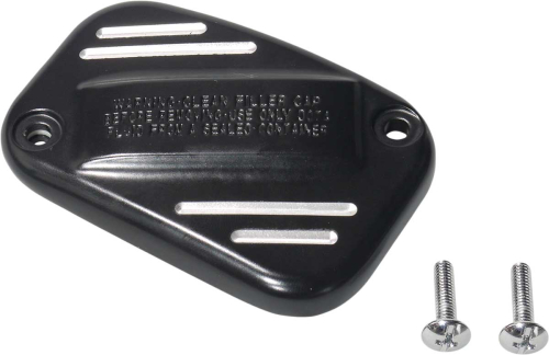 Drag Specialties - Drag Specialties Front Brake Master Cylinder Cover - Black - 0611-0189