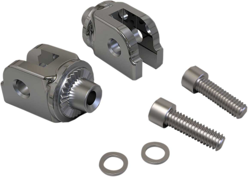 Ciro - Ciro Footrest Adapters - Polished Stainless Steel - 60017