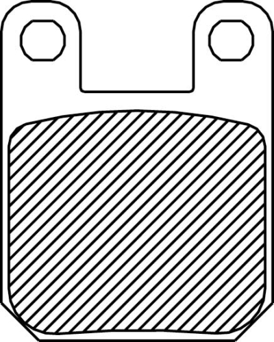 Drag Specialties - Drag Specialties Organic Brake Pads - FAD115