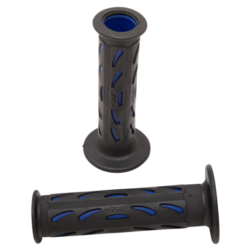 Pro Grip - Pro Grip 724 Dual Density Road Grips - Black/Blue - 724BLBK