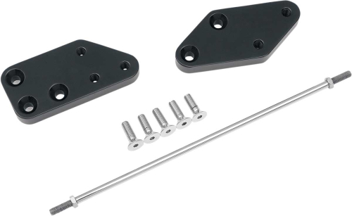 Accutronix - Accutronix 3in. Forward Control Extension Kit - Black Anodized - BPE-3EB