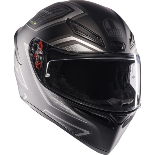 AGV - AGV K1 S Sling Helmet - 2118394003-037-XXL - Matte Black/Gray - 2XL