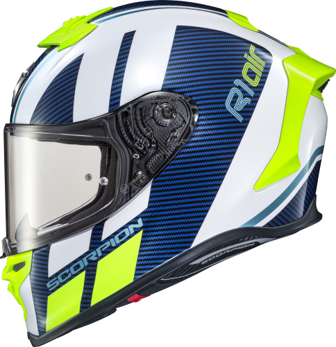 Scorpion - Scorpion EXO-R1 Air Corpus Helmet - R1-1014 - White/Blue - Medium